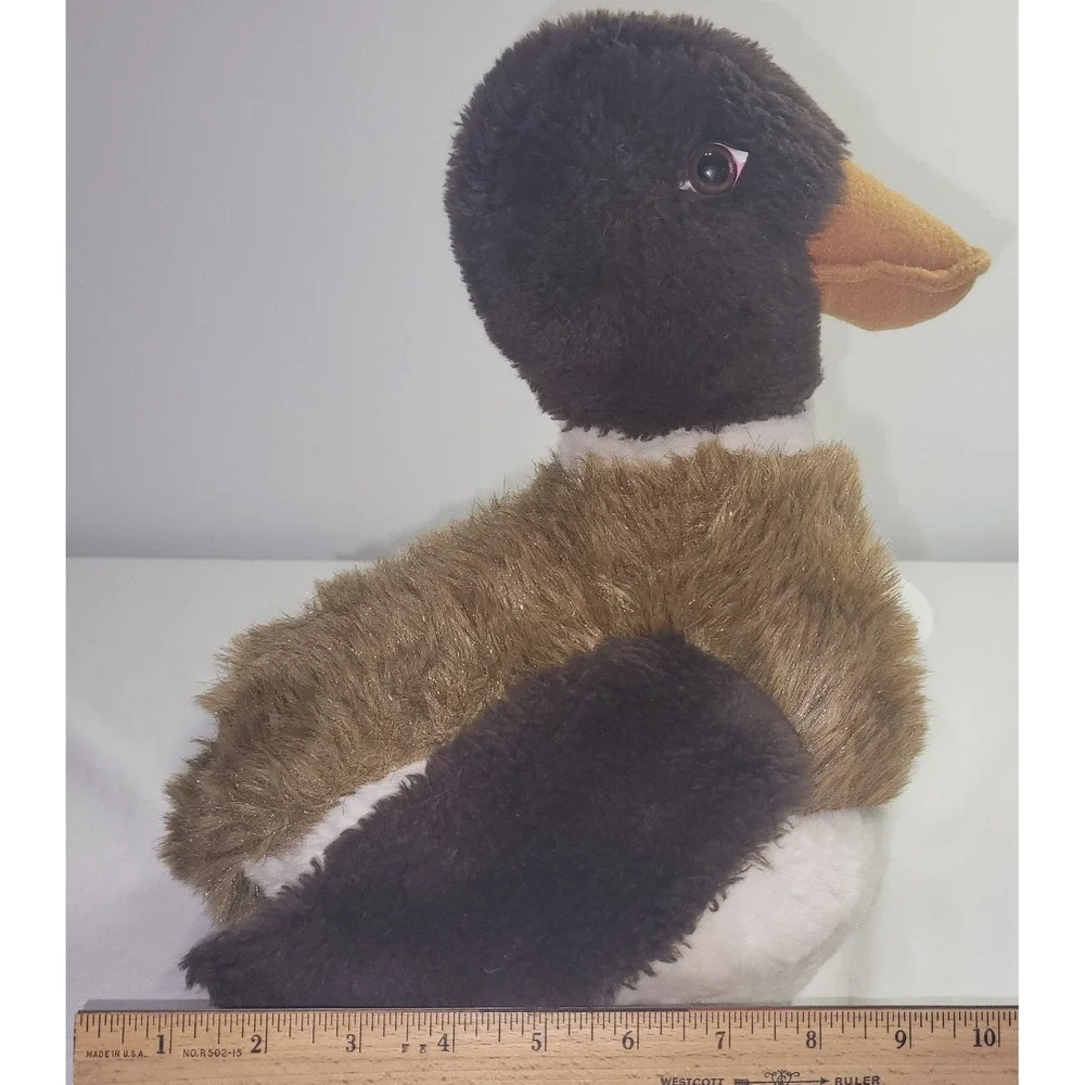 Possum Trot Mallard Duck Plush Vintage Brown White Stuffed Animal Toy
